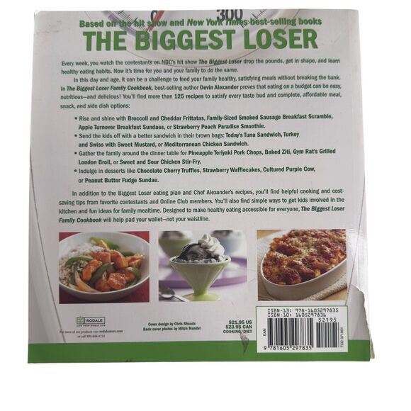 Biggest Loser Weight Loss Program Success Secrets Family Cookbook Book Lot 3 - Picture 5 of 12
